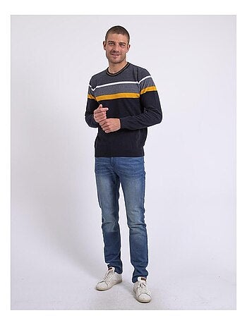 Pull fin col rond coton ARLO