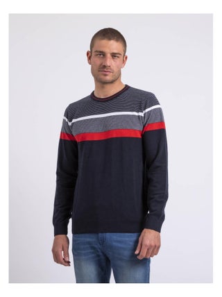 Pull fin col rond coton ARLO