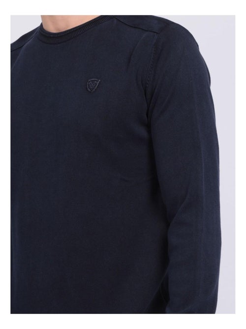 Pull fin col rond coton ARTHUR - Kiabi