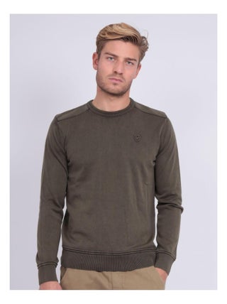 Pull fin col rond coton ARTHUR