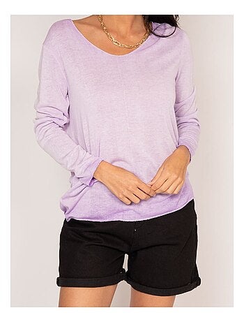 Pull fin col rond FREDO