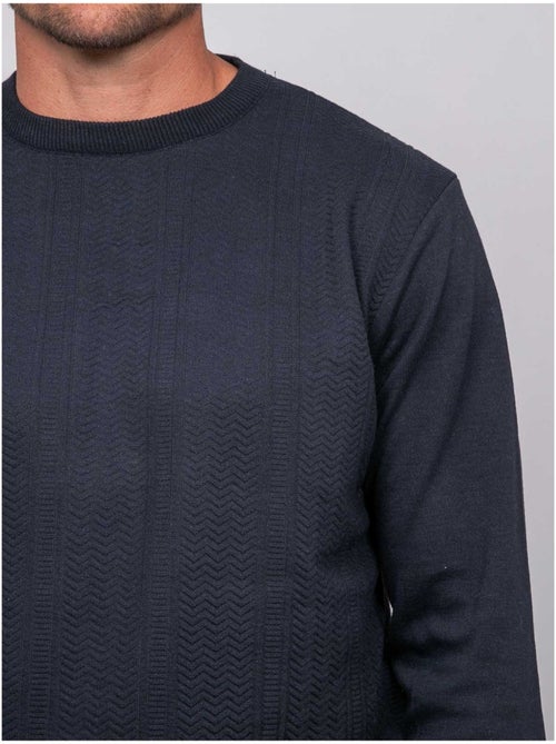 Pull fin col rond jacquard loranch - Kiabi Pull fin col rond jacquard loranch - Kiabi
