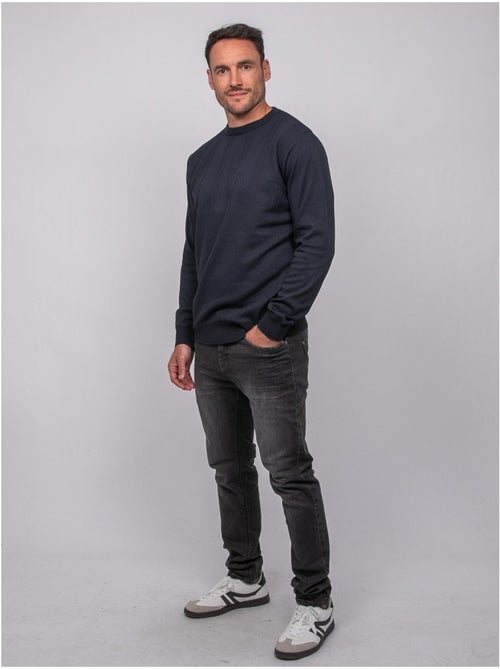 Pull fin col rond jacquard loranch - Kiabi Pull fin col rond jacquard loranch - Kiabi