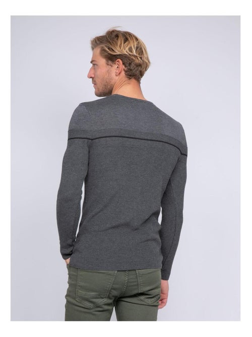 Pull fin col rond LARSONY - Kiabi