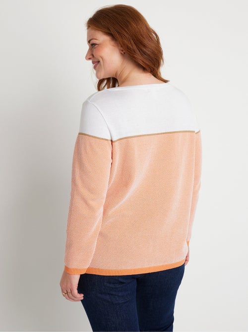 Pull fin col rond manches longues - Afibel - Kiabi