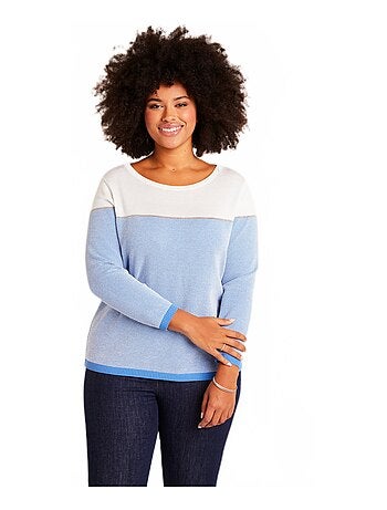 Pull fin col rond manches longues