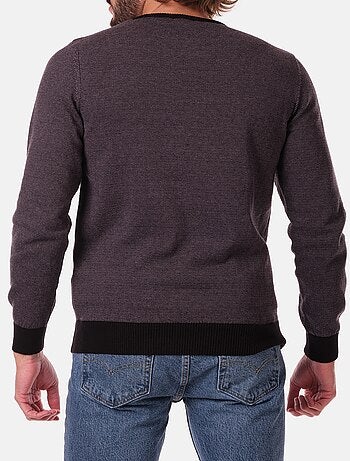 Pull fin col rond