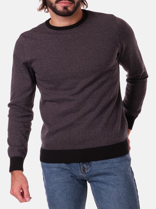 Pull fin col rond - Kiabi
