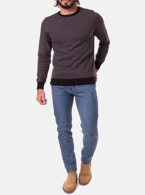 Pull fin col rond - Kiabi