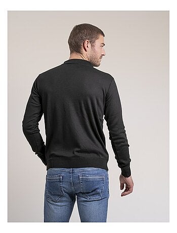 Pull fin col zippé LENOWILEM