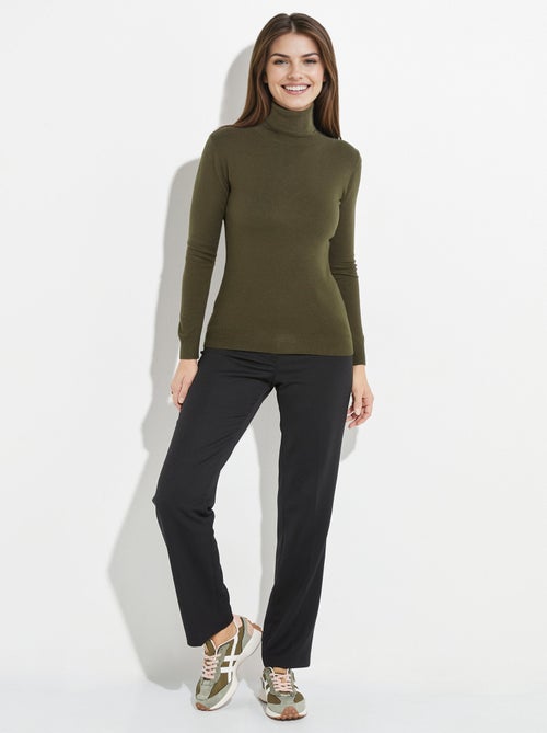 Pull fin en maille avec col roulé - afibel - Kiabi Pull fin en maille avec col roulé - afibel - Kiabi