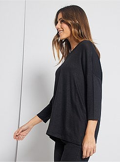 Pull fin 'JDY' lacé au dos - Kiabi