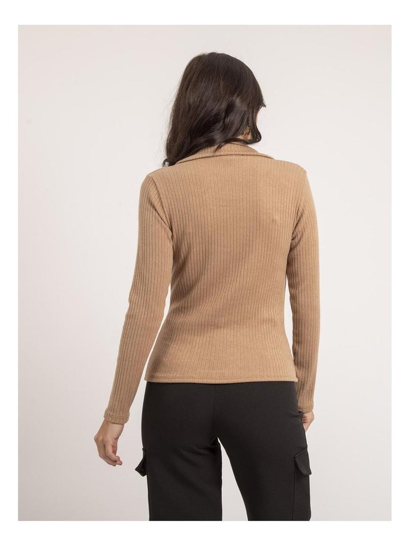Pull fin KALEDA Beige - Kiabi