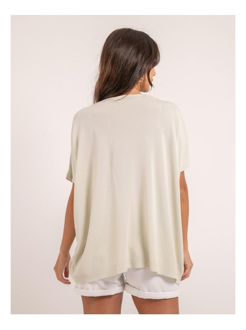 Pull fin KARINI Beige - Kiabi
