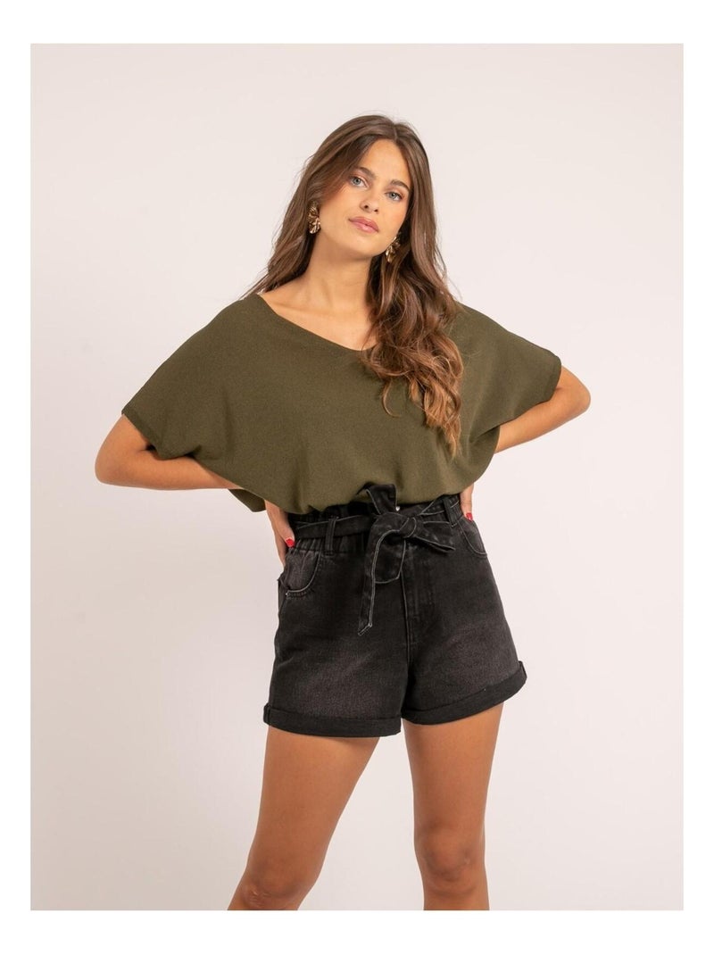 Pull fin KARINI Kaki - Kiabi