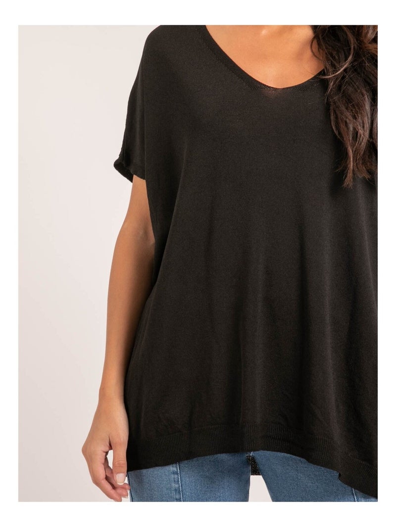 Pull fin KARINI Noir - Kiabi