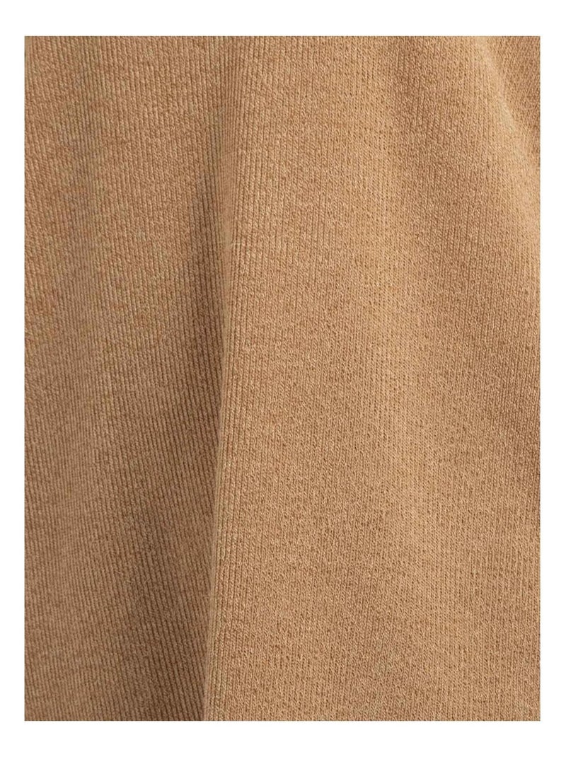 Pull fin long col V KUPRA Beige - Kiabi