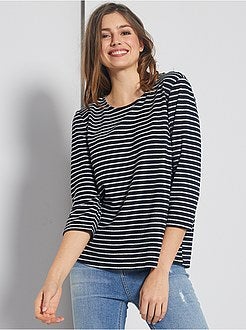 Pull fin marinière 'JDY' - Kiabi