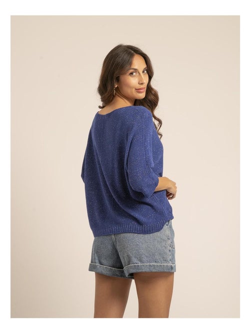 Pull fin paillettes KOLIANE - Kiabi