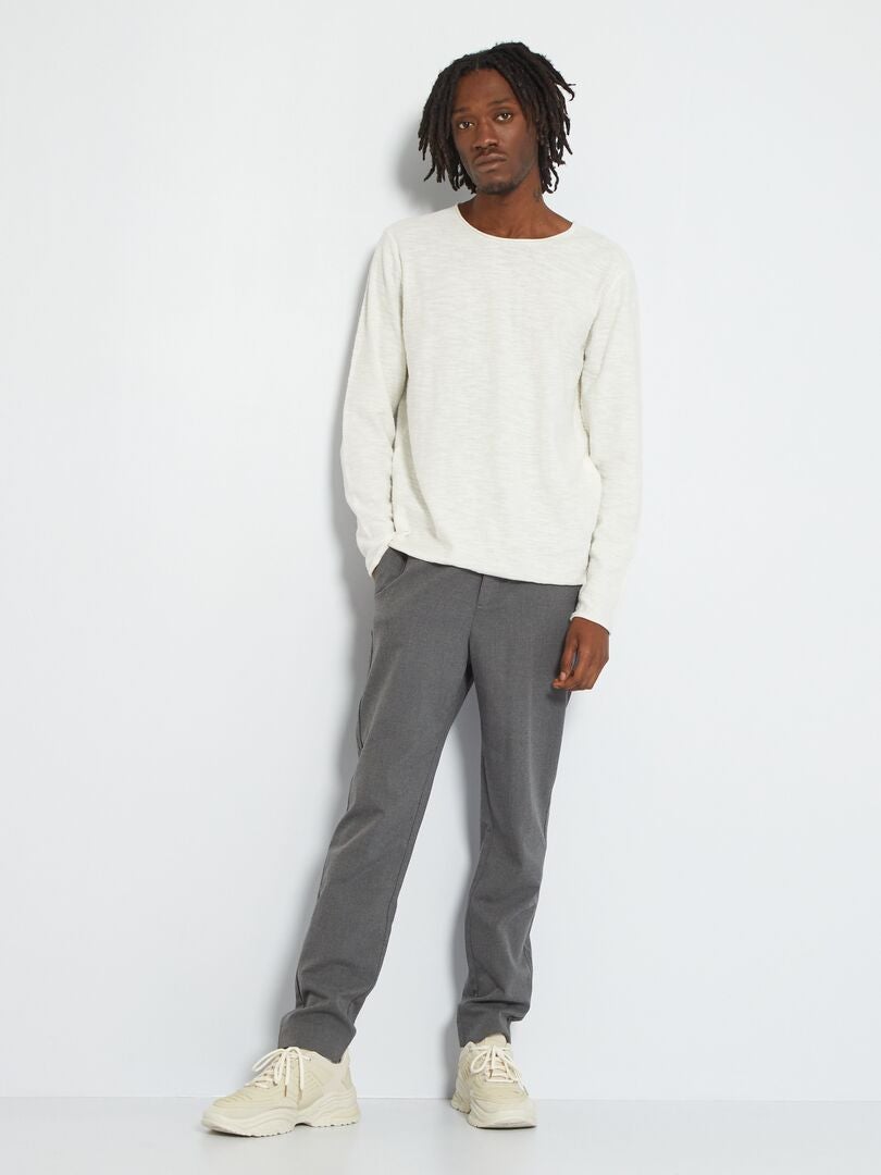 Pull Femme Kiabi Blanc écru, Taille M, Doux Et Chaud, Excellent état