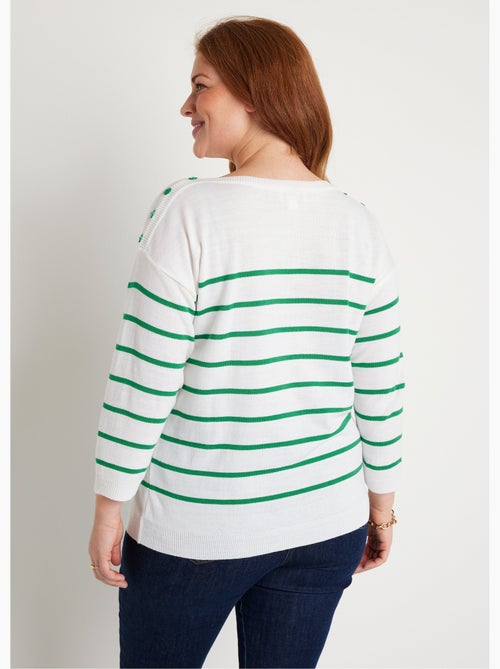 Pull fin rayé - Afibel - Kiabi