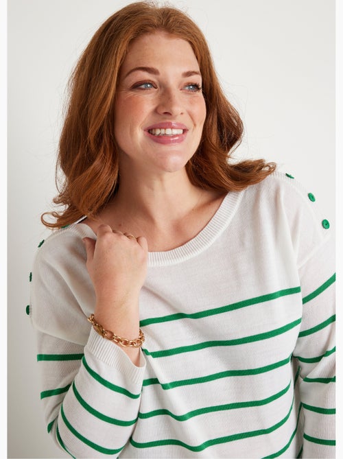 Pull fin rayé - Afibel - Kiabi