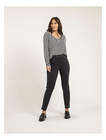 Pull fin rayures KEMILE