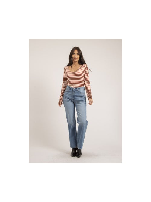 Pull fin rayures KEMILE - Kiabi