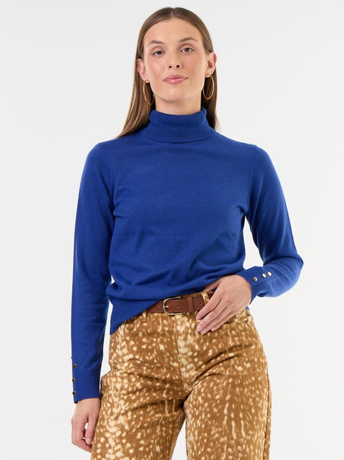 Pull fine jauge col roulé - Kiabi Pull fine jauge col roulé - Kiabi