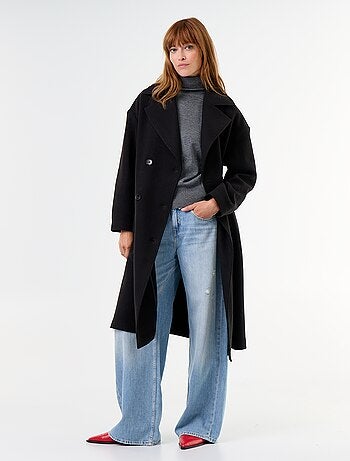 Pull fine jauge col roulé