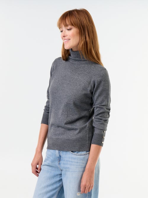 Pull fine jauge col roulé - Kiabi Pull fine jauge col roulé - Kiabi