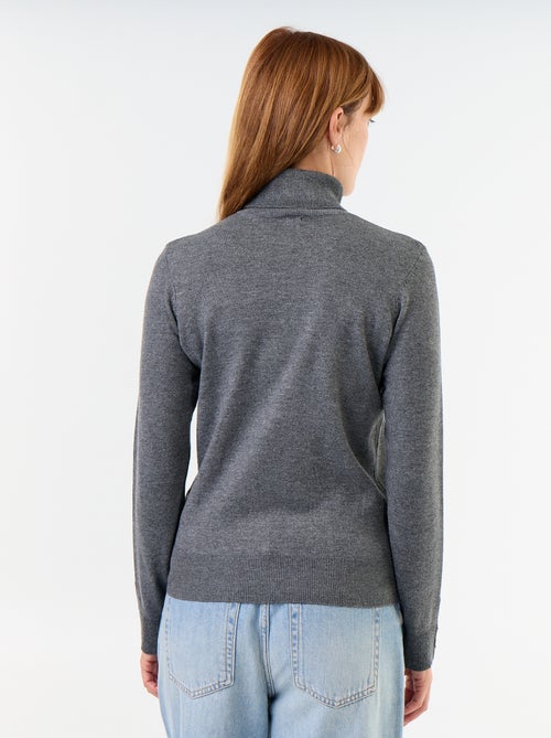 Pull fine jauge col roulé - Kiabi Pull fine jauge col roulé - Kiabi