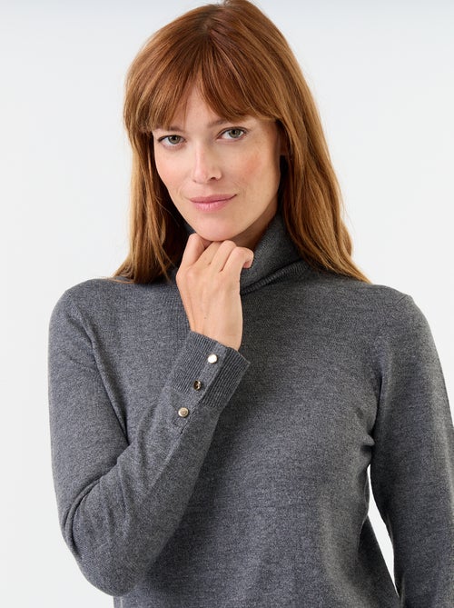 Pull fine jauge col roulé - Kiabi Pull fine jauge col roulé - Kiabi