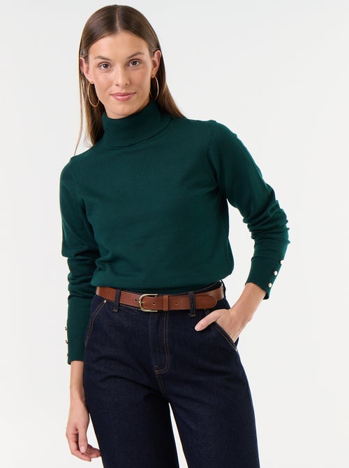 Pull fine jauge col roulé - Kiabi Pull fine jauge col roulé - Kiabi