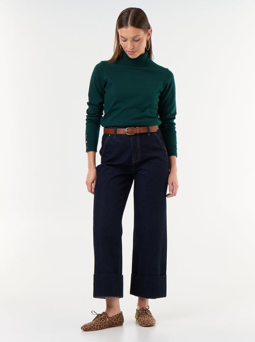 Pull fine jauge col roulé - Kiabi Pull fine jauge col roulé - Kiabi