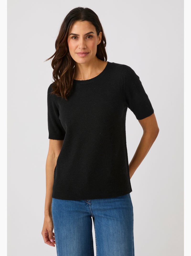 Pull fine maille thermolactyl - damart Noir - Kiabi
