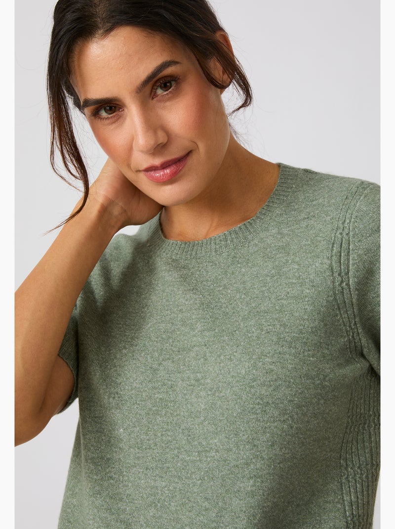 Pull fine maille thermolactyl - damart Vert - Kiabi