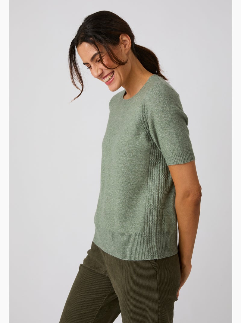 Pull fine maille thermolactyl - damart Vert - Kiabi