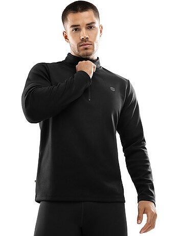 Pull fitness demi-zip homme fitness homme inter