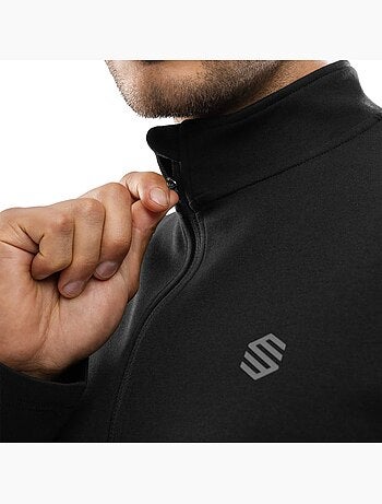 Pull fitness demi-zip homme fitness homme inter