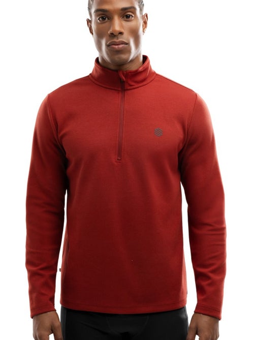 Pull fitness demi-zip homme fitness homme torch - Kiabi Pull fitness demi-zip homme fitness homme torch - Kiabi