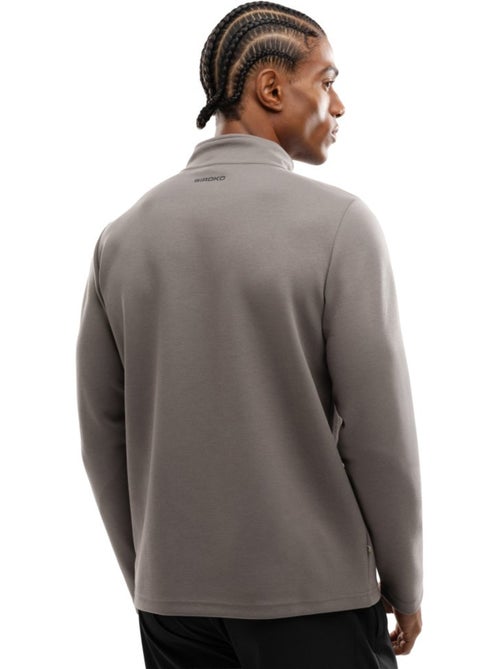 Pull fitness demi-zip homme fitness homme troop - Kiabi