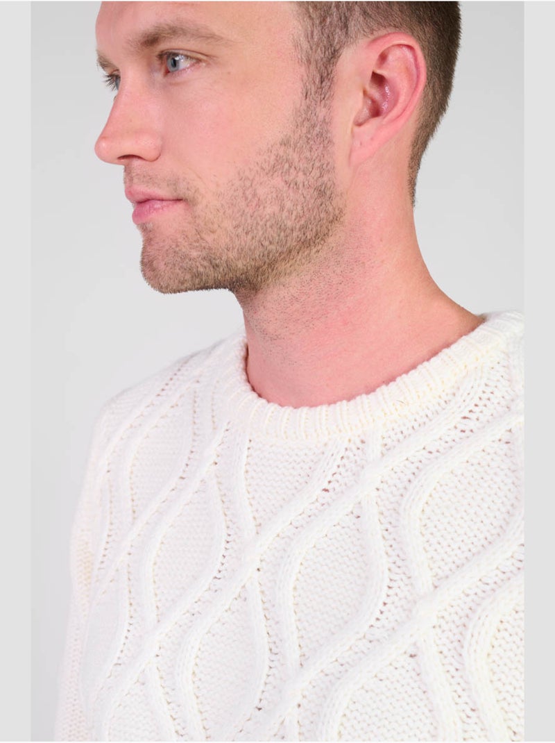Pull flesio 'le temps des cerises' Blanc - Kiabi