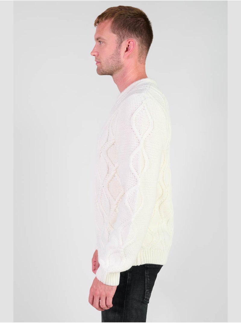 Pull flesio 'le temps des cerises' Blanc - Kiabi
