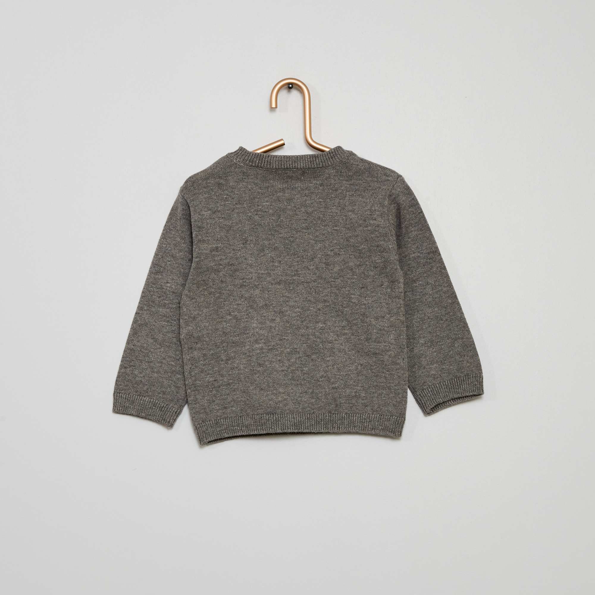 Pull bébé garçon - rayé bleu marine - Kiabi - 7,00€