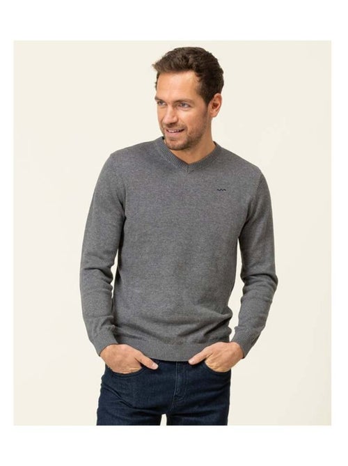 Pull gris Homme - Kiabi