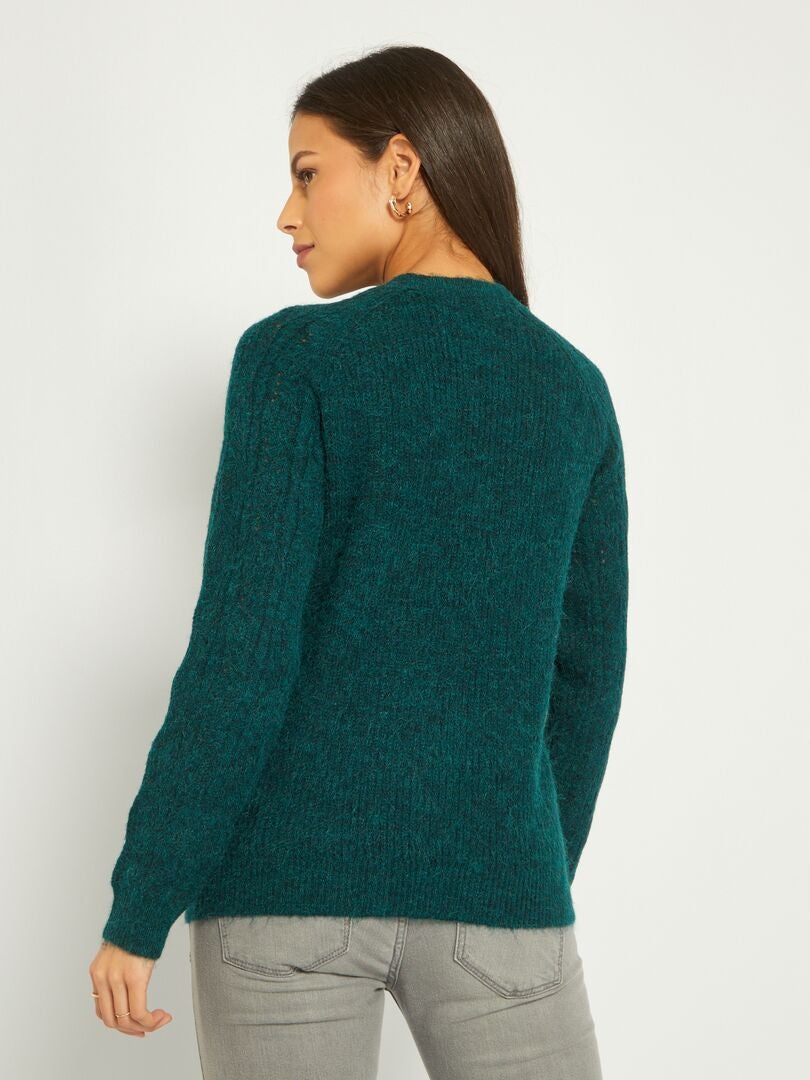 Pull grossesse ajour?� - Vert - Kiabi - 20.00�?�