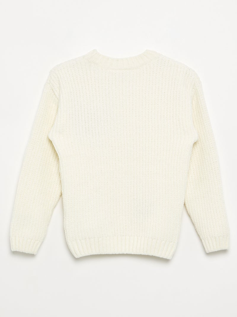 Pull 'Hello Kitty' à manches longues Blanc - Kiabi