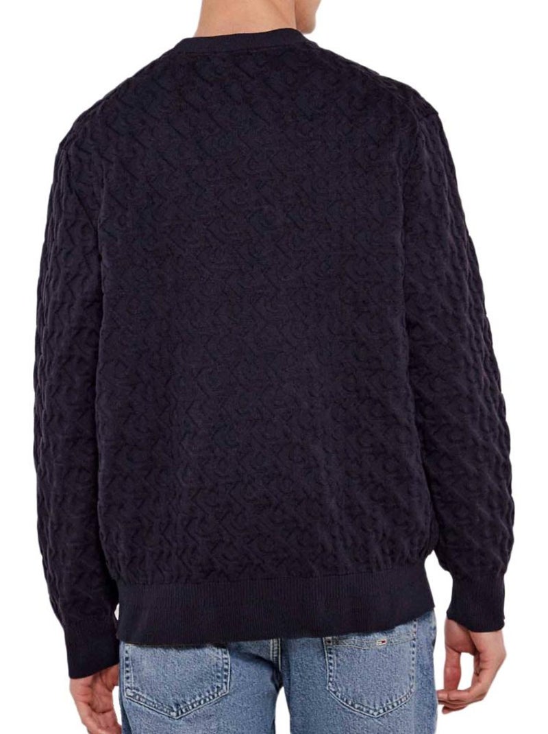 Pull Homme Calvin Klein Jeans Bleu marine - Kiabi