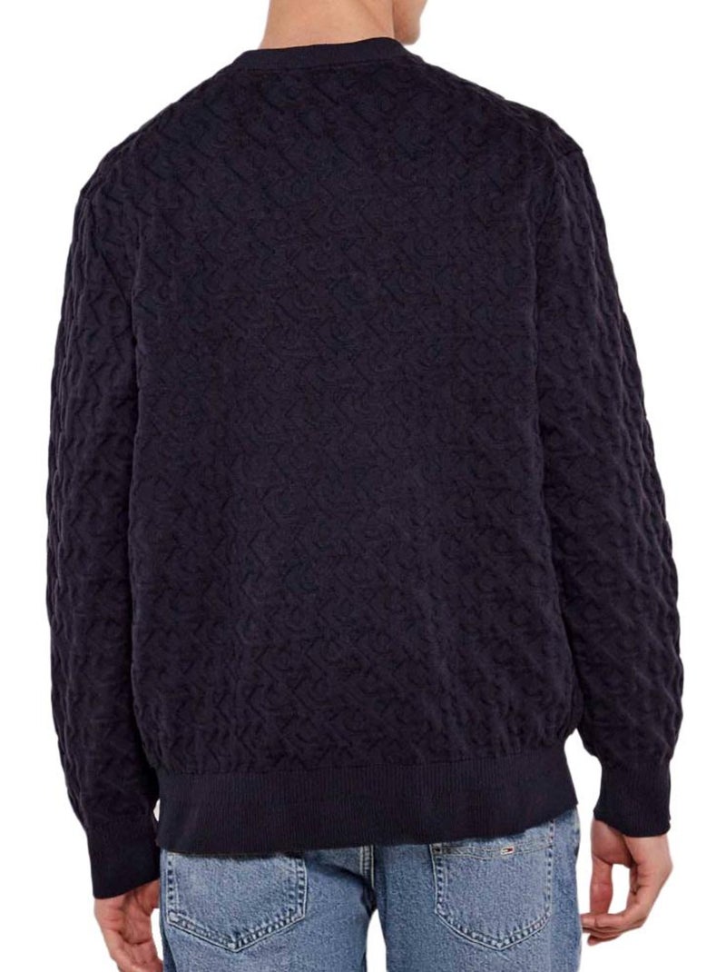 Pull homme calvin klein jeans Bleu marine - Kiabi